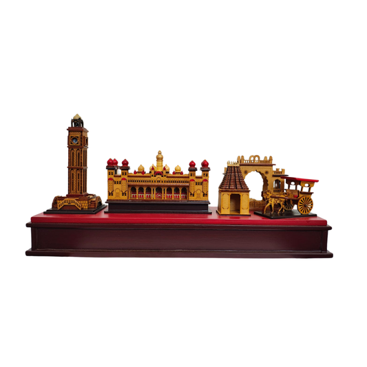 handcarfted Mysore Heritage Miniature Set