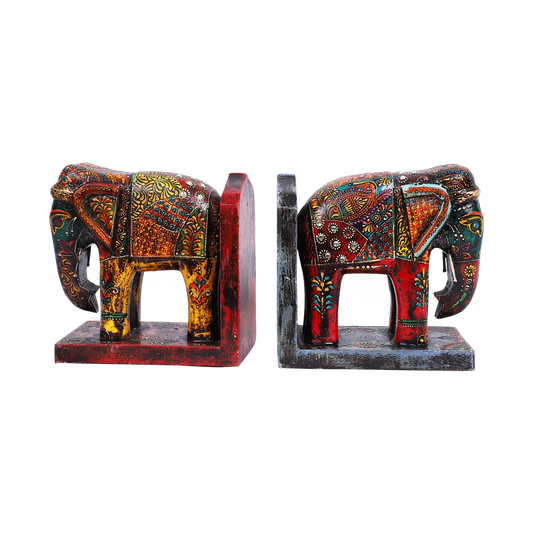 Exclusive Wooden Elephant Book Stand