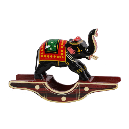 Adorable Tulipwood Rocking Elephant