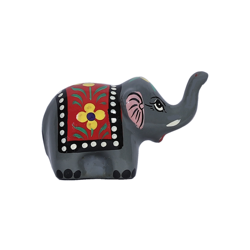 Adorable Miniature Clay Elephant
