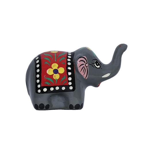 Adorable Miniature Clay Elephant