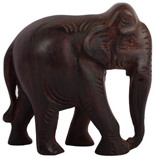 Majestic Rosewood Elephant Showpiece