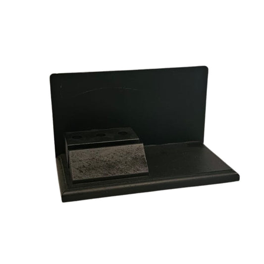 Pen stand with card