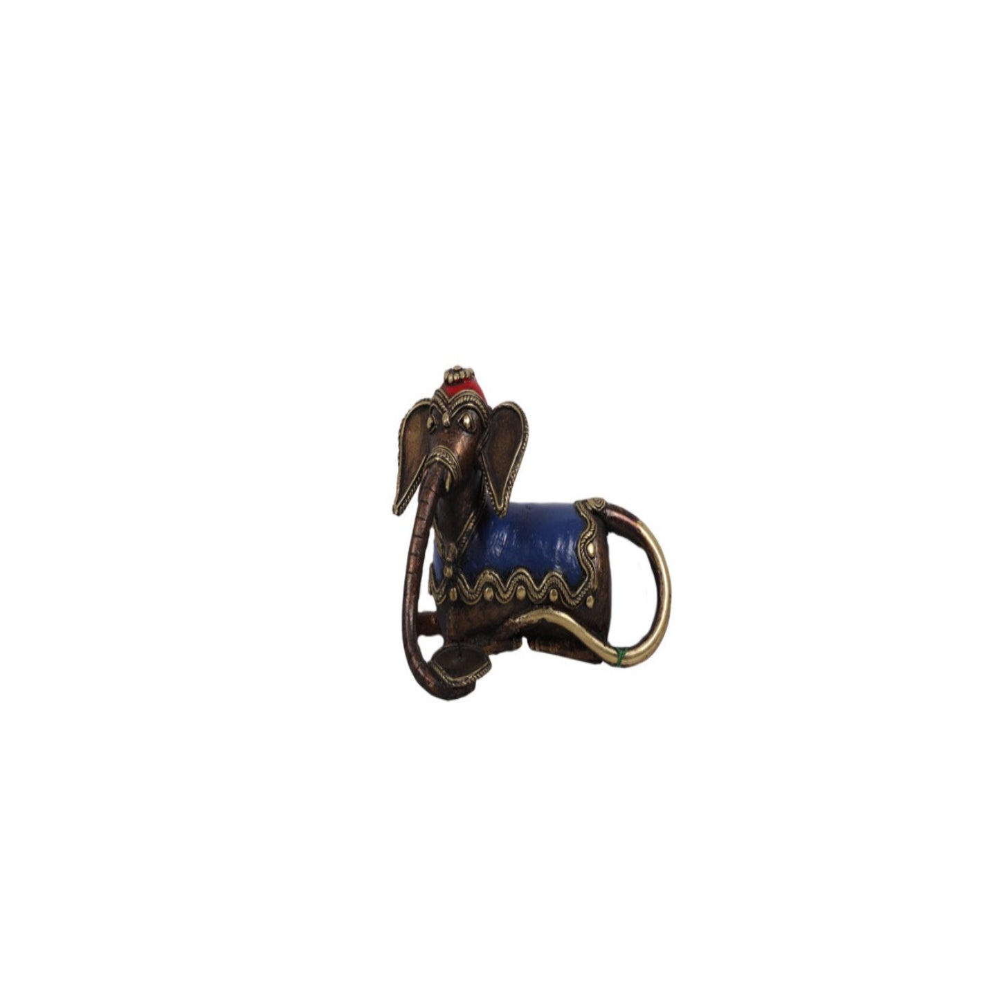 Divine Brass Elephant Lamp Holder