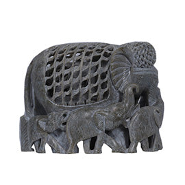 Single Stone Carving Elephant