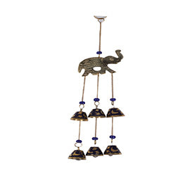 Soothing Brass Elephant Bell Chime