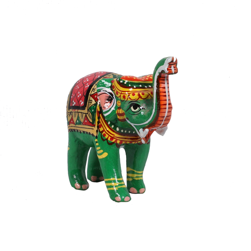 Elegant Wood Elephant