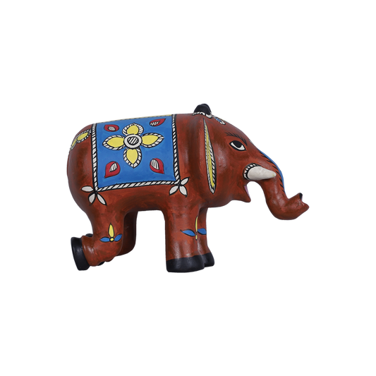 Handmade Traditional Miniature Clay Elephant