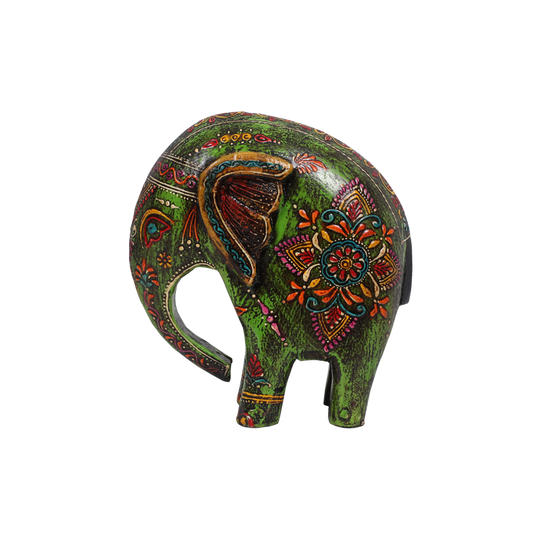 Mughal Painted Wooden Elephant